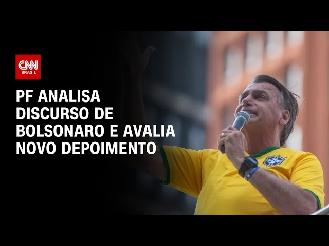 PF analisa discurso de Bolsonaro e avalia novo depoimento | BRASIL MEIO-DIA