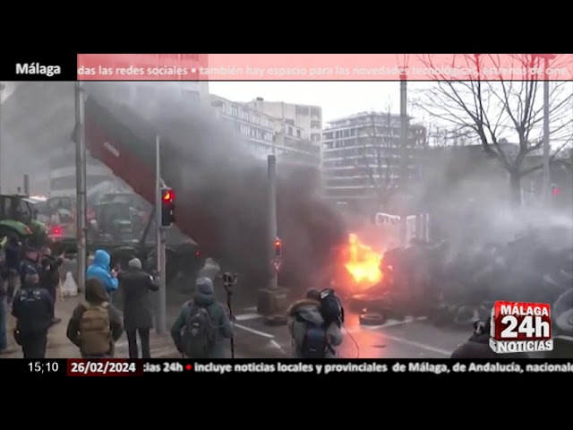 Noticia - Protestas en Bruselas por el Consejo Europeo de ministros de Agricultura