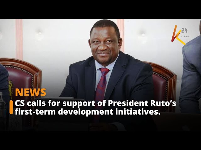 ⁣CS Salim Mvurya Calls for Support of President Ruto’s First-Term Development Initiatives.