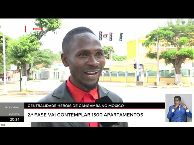 Centralidade Heróis de Cangamba no Moxico - 2ª Fase vai contemplar 1500 apartamentos