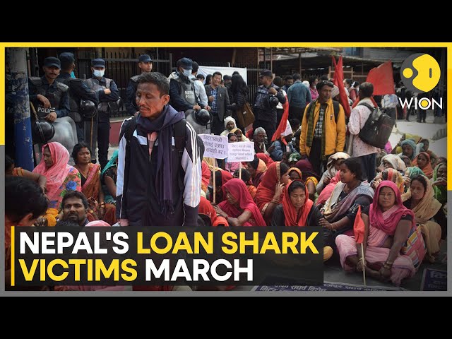 Nepal's loan shark victims march for justice, demand action in Kathmandu | WION News