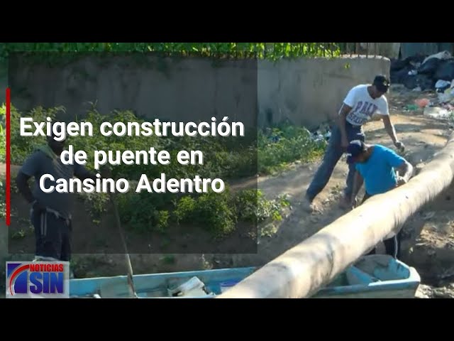 Exigen construcción de puente en Cansino Adentro