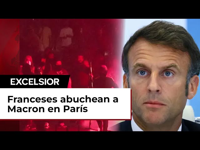 Agricultores franceses abuchean a Macron en feria del sector en París