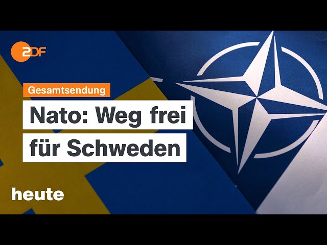 heute 19:00 Uhr vom 26.02.2024 Schwedens Nato-Beitritt, Bauernproteste, CO2-Speicherung