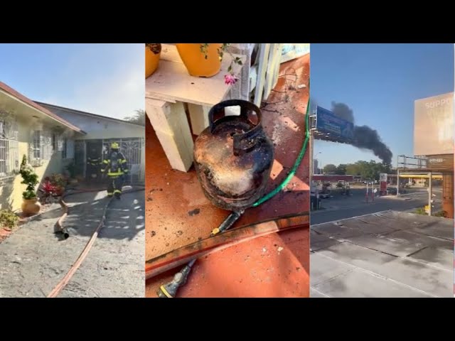 Voraz incendio en Miami deja a ocho personas sin hogar