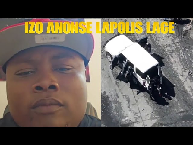 Izo Rale Drone Li Lap Filme Lapolis Kap Touye Yon Malere E Voye Yon Mesaj Tet Chaje Bay Polis Yo