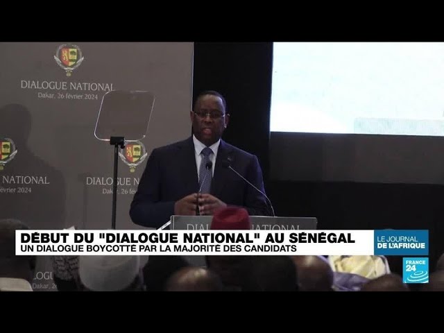 Lancement du dialogue national au Sénégal • FRANCE 24