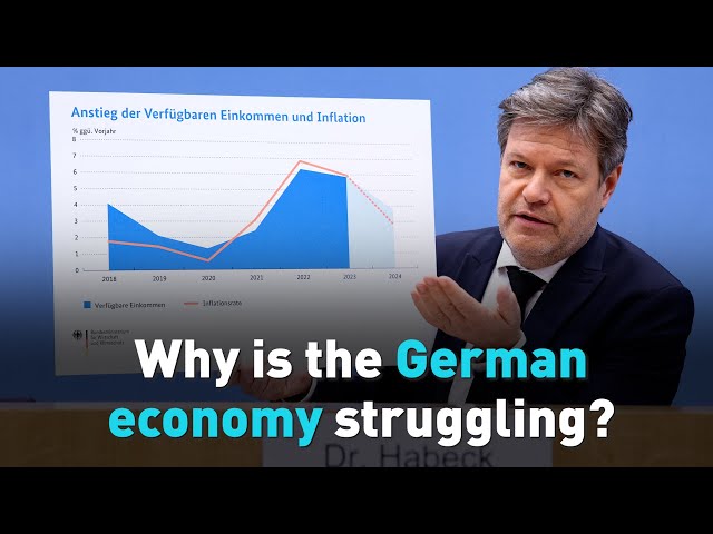 Why is the German economy struggling?