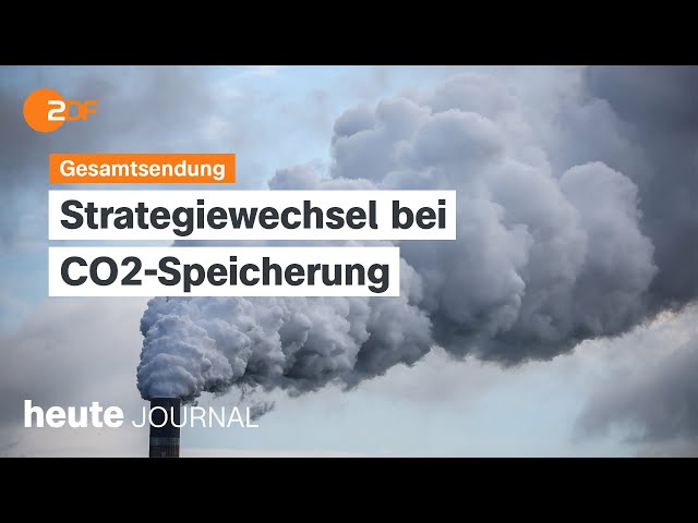 heute journal vom 26.02.2024 Nato-Beitritt Schwedens, Krieg im Gazastreifen, CO2-Speicherung