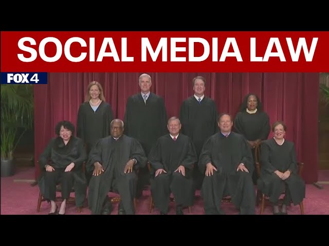 Supreme Court questions social media moderation laws in Texas, Florida