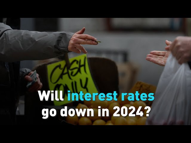 Will interest rates go down in 2024?