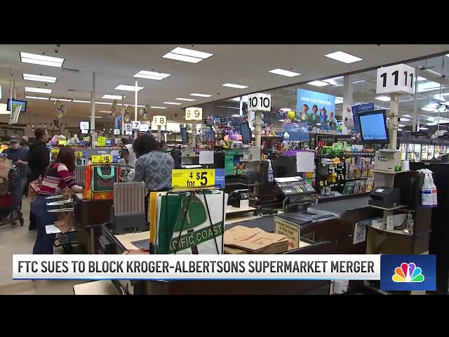 Eight states, FTC sue to block Kroger-Albertsons supermarket merger