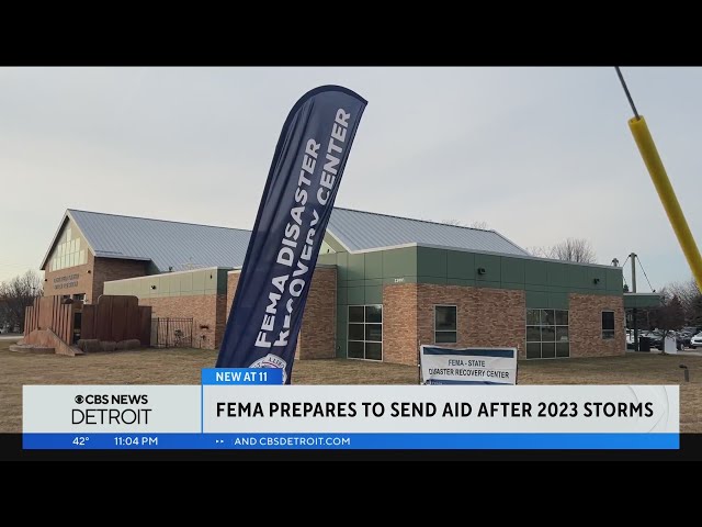 FEMA prepares to send aid to Michigan following 2023 storms