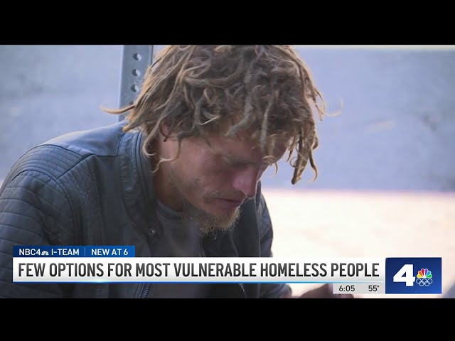 Why homeless people in LA are left with few options