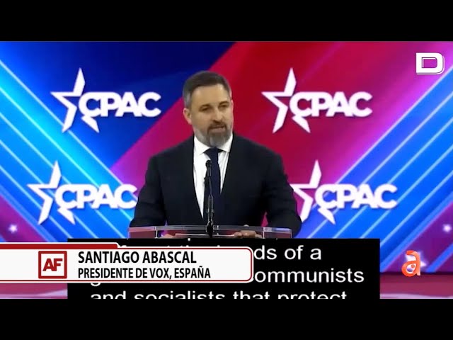 Santiago Abascal denuncia en Conferencia Política de Acción Conservadora a la dictadura cubana