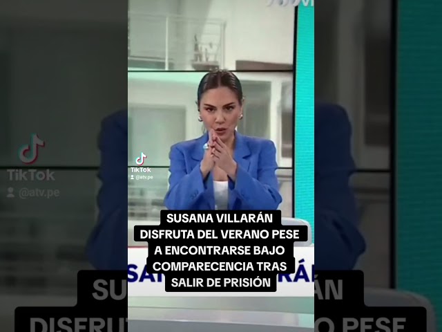 Susana Villarán disfruta del verano pese a encontrarse bajo comparecencia tras salir de prisión.