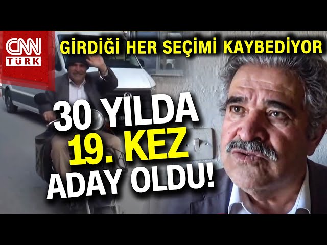 Bağımsız Adayın Seçim Aşkı! Menderes Koçak 30 Yılda 19'uncu Kez Aday Oldu #Haber