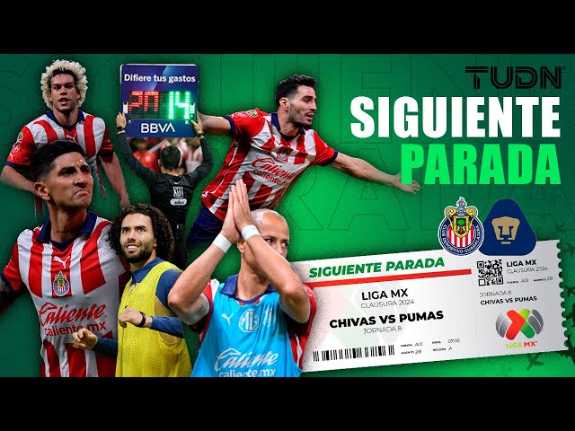 SIGUIENTE PARADA ✈️ ¡Chivas barrió a Pumas en el regreso de Chicharito! Chivas 3-1 Pumas | TUDN