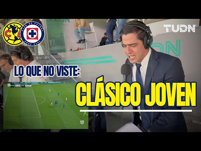 Detrás de cámaras : ¡La victoria del AMÉRICA en el Clásico Joven! América 1-0 Cruz Azul | TUDN