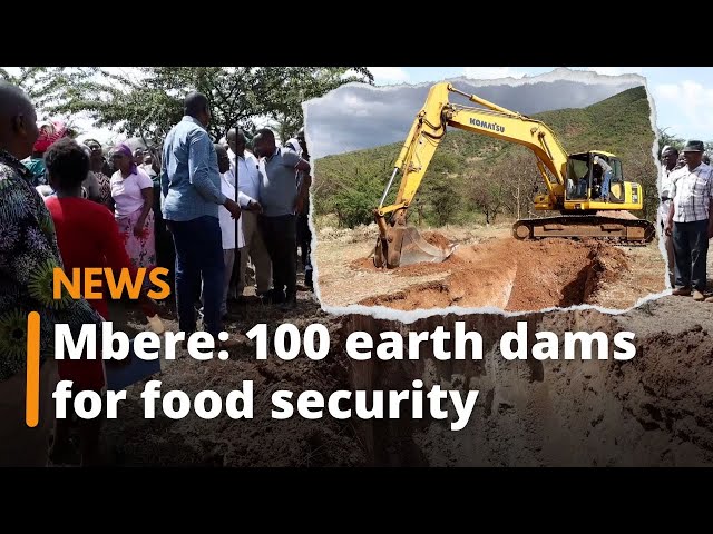 100 earthdams for food security in semi-arid Mbeere