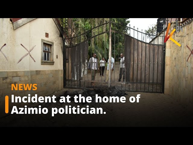 Police Lobby Investigation Into a Fire Incident At The Home Of Azimio Politician.