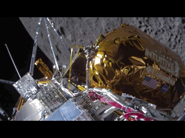 Sideways touchdown cuts short Odysseus lander's moon mission