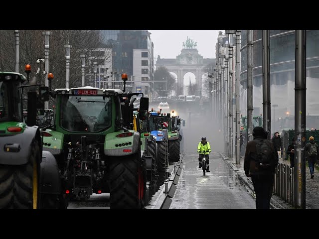 Les agriculteurs protestent dans toute l'Europe et pressent les ministres d'agir