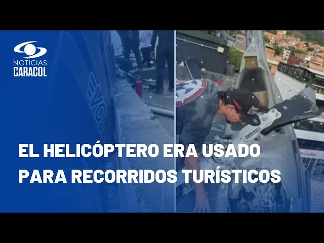 Accidente de helicóptero en barrio Manrique “se veía venir”, dicen habitantes