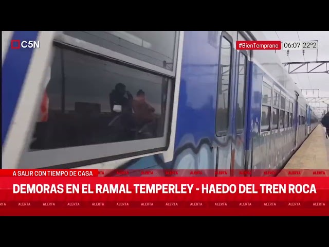 REDUCCIÓN del SERVICIO del TREN SARMIENTO y ROCA