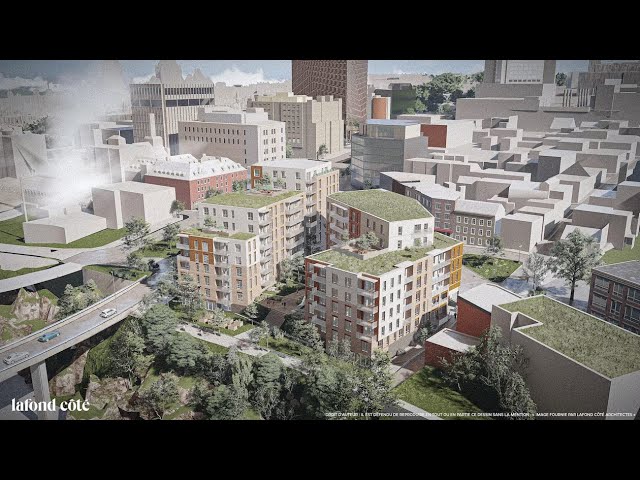 ⁣La Ville de Québec étudie un projet de logement communautaire et social dans la côte d'Abraham