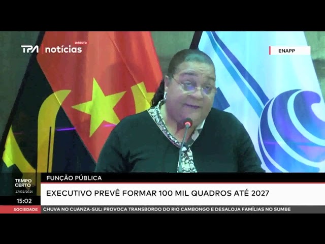 Função Pública - Executivo prevê formar 100 mil quadros até 2027