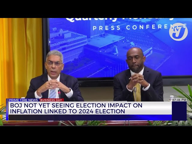 BOJ not yet Seeing Election Impact on Inflation Linked to 2024 Election | TVJ Business Day