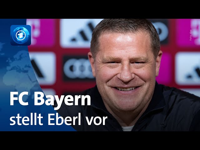 ⁣Max Eberl als Sportvorstand beim FC Bayern München vorgestellt