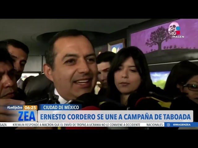 Ernesto Cordero se une a la campaña de Santiago Taboada