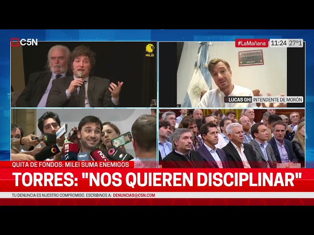 MILEI contra GOBERNADORES: HABLA LUCAS GHI, INTENDENTE de MORÓN