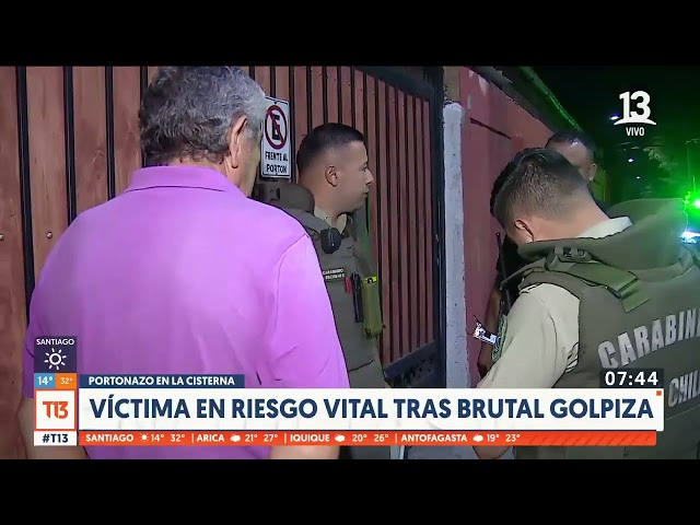 Conductor en riesgo vital tras violenta encerrona en La Cisterna