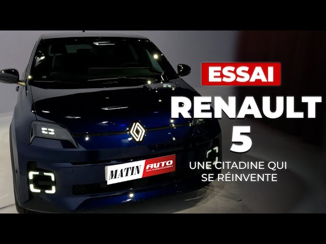 ⁣"Le Matin Auto" au volant de la nouvelle Renault 5 E-Tech