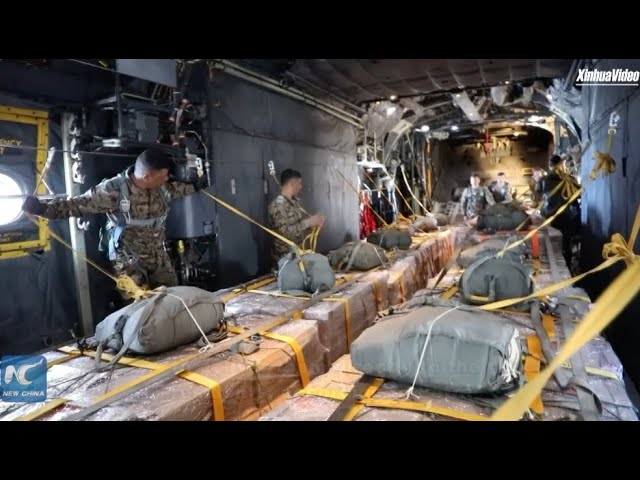 Jordan airdrops humanitarian aid to Gaza