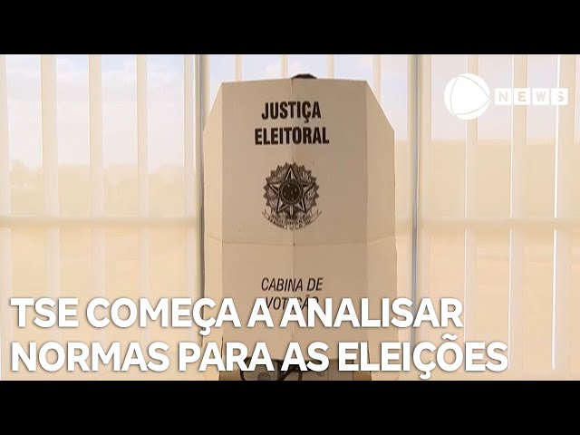 TSE começa a analisar normas para as eleições deste ano