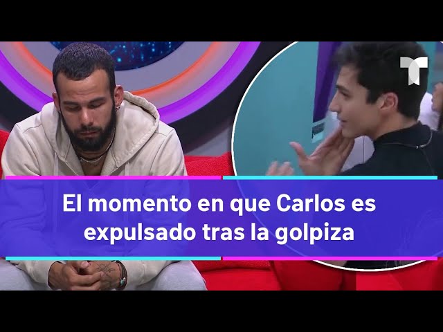 La Casa de los Famosos 4 | El momento en que Carlos es expulsado tras la golpiza