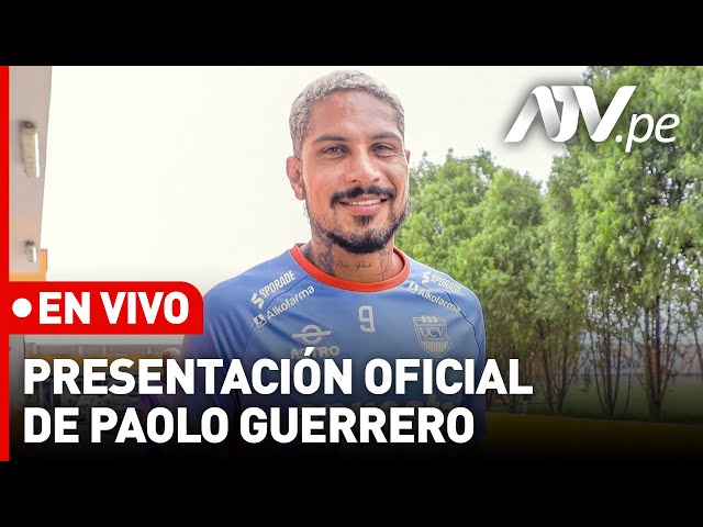 Paolo Guerrero: Presentación oficial en la UCV