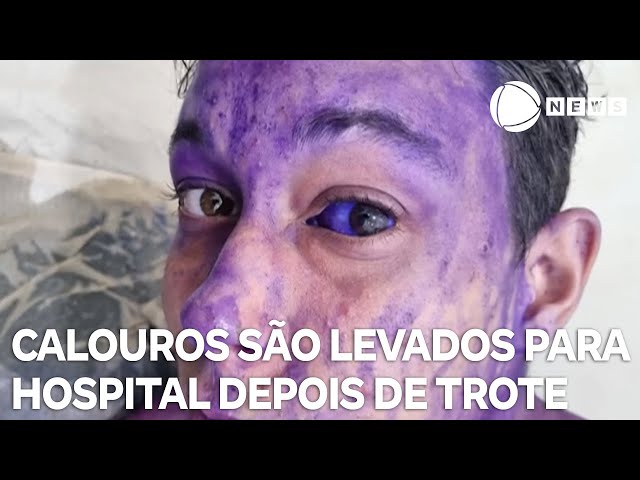 Calouros são levados para hospital depois de trote