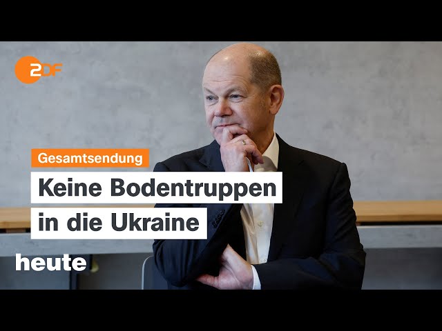 ⁣heute 19:00 Uhr vom 27.02.2024 Ukraine-Hilfe, RAF-Terroristin gefasst, Dürre vorbei