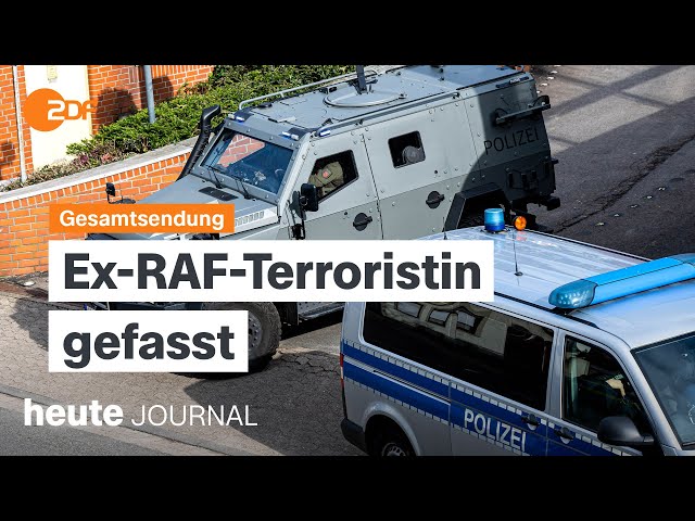 heute journal vom 27.02.2024 RAF-Terroristin verhaftet, Attacken auf Grüne, Lage in Gaza