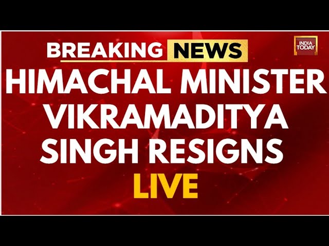 Himachal News LIVE: Himachal Minister Vikramaditya Singh Resigns | Himachal Floor Test News LIVE