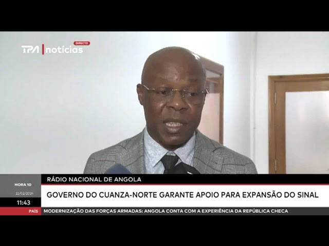 Rádio Nacional de Angola -  Governador garante apoio para expansão do sinal