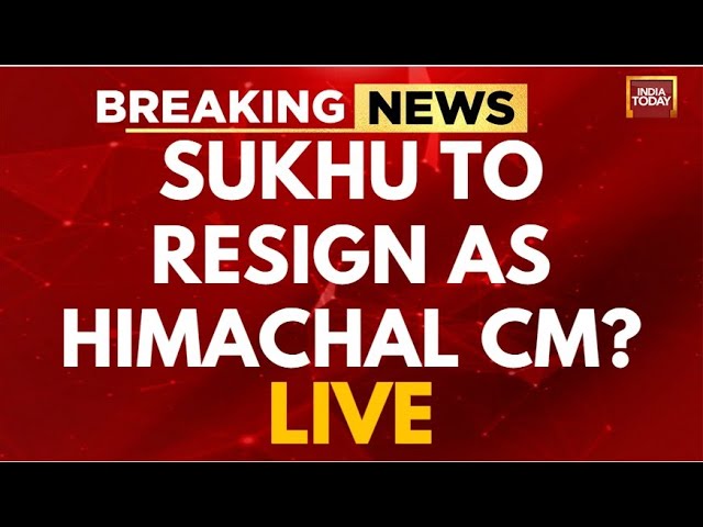 Himachal News LIVE: Sukhwinder Singh Sukhu To Resign As Himachal CM? | Himachal Floor Test News LIVE