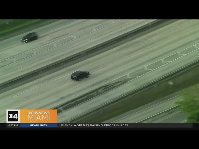 High speed police chase came to an end at Miami International Airport