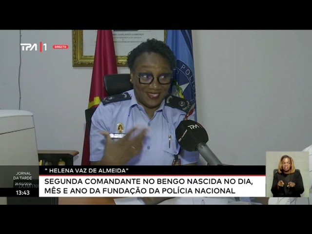 Helena Vaz de Almeida - 2ª Comandante no Bengo nascida no dia, mês e ano da fundação da PN