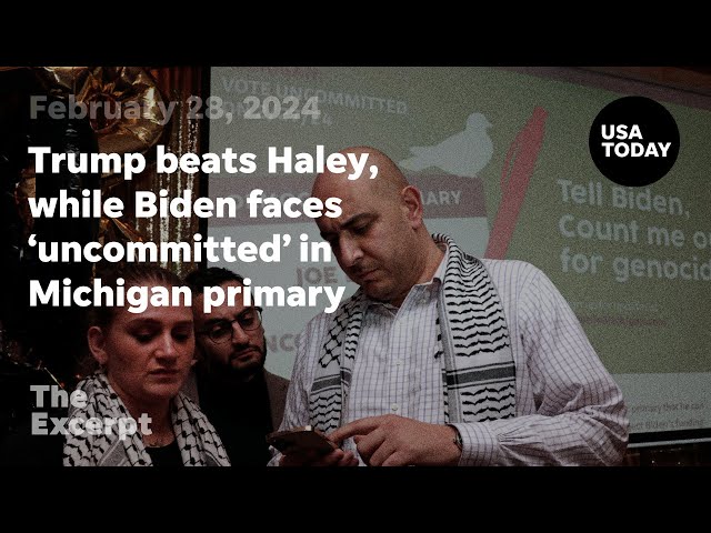 Trump beats Haley, while Biden faces 'uncommitted' in Michigan primary | The Excerpt